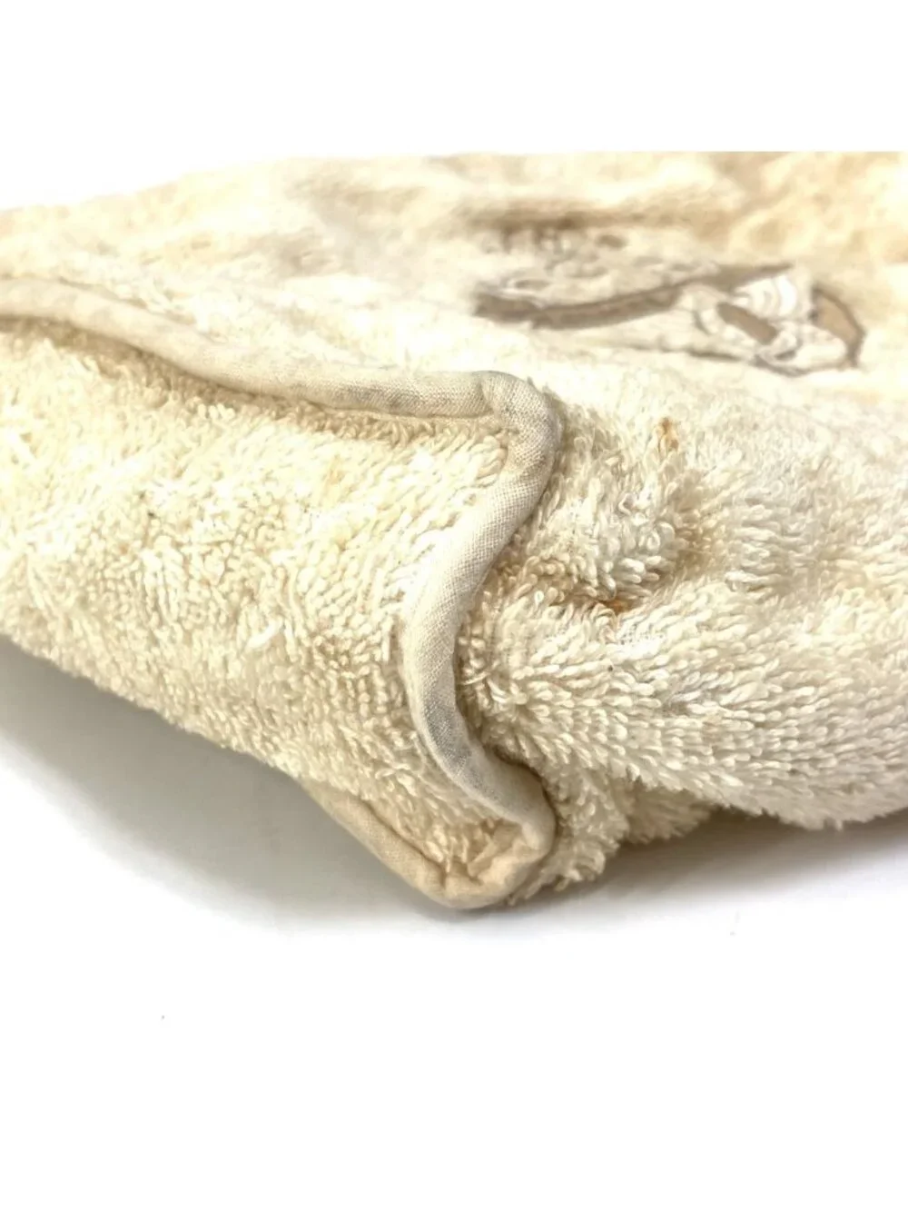 Hermes Pouch Logo Pile Beige